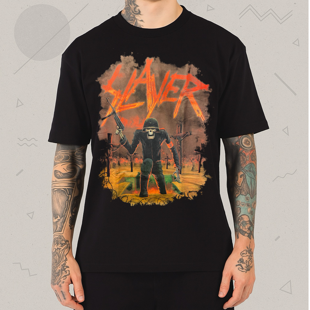 Camiseta Slayer Hail Zombie