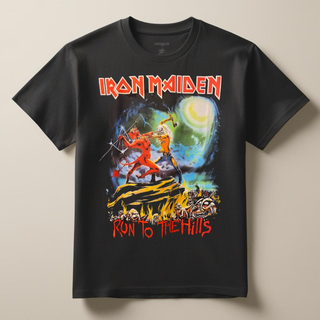Camiseta Iron Maiden Run To The Hills