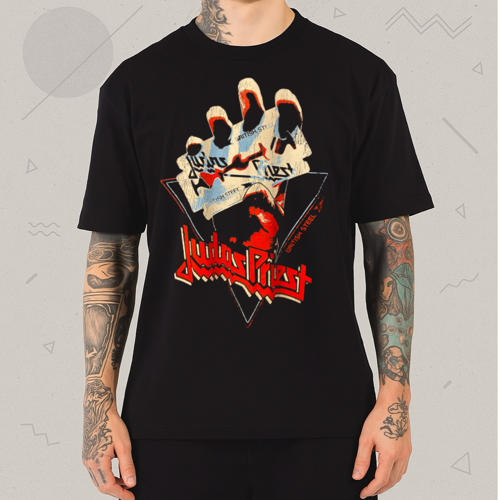 Camiseta Judas Priest British Steel