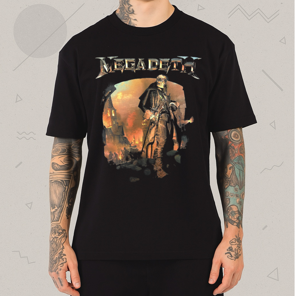 Camiseta Megadeth The Sick The Dying And the Dead