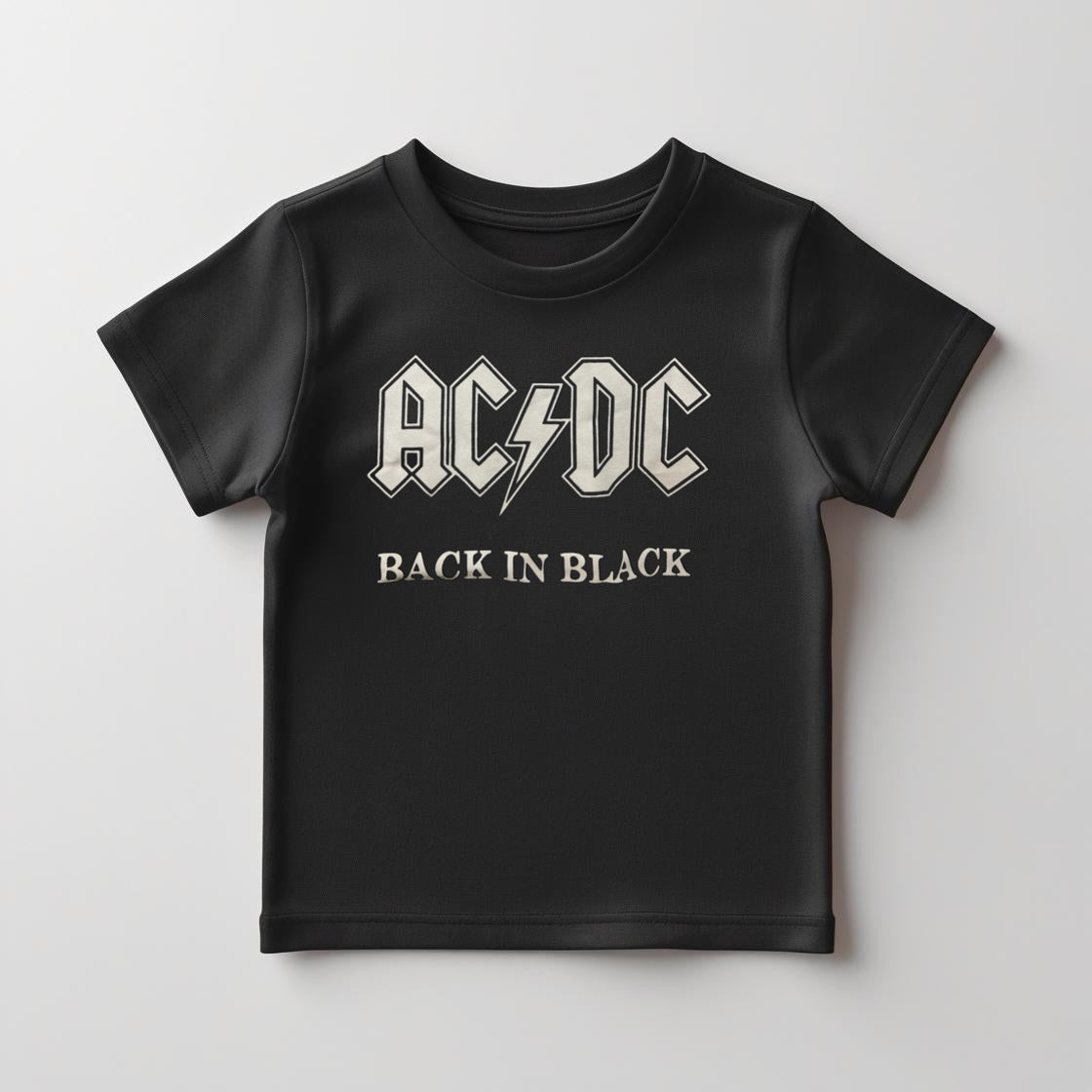 Camiseta Infantil ACDC Back in Black