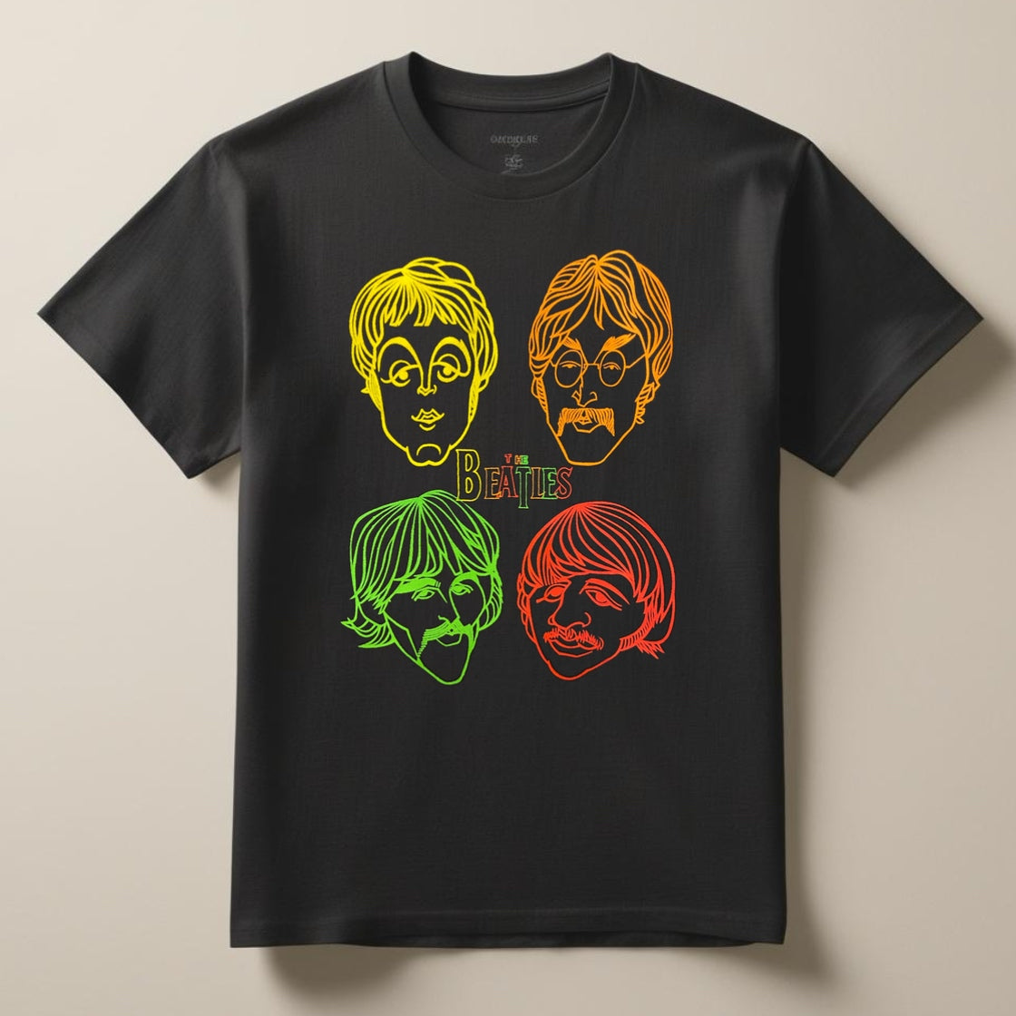 Camiseta Beatles Caricatura