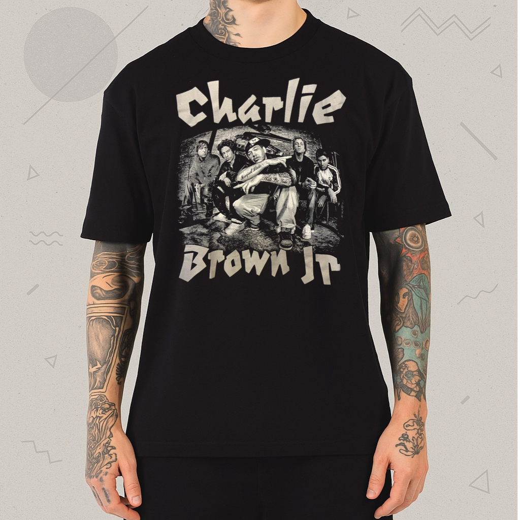 Camiseta Charlie Brown Jr La Familia 013