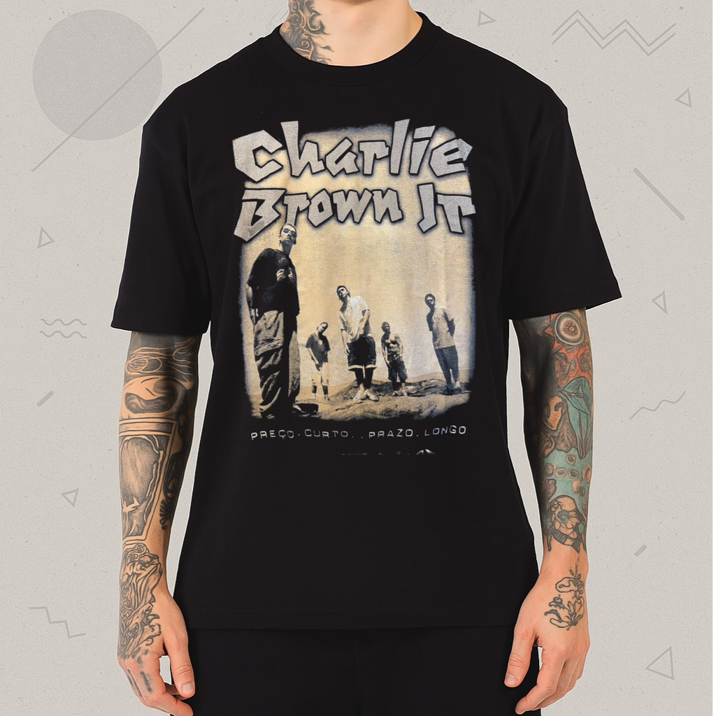 Camiseta Charlie Brown Jr Preço Curto Prazo Longo