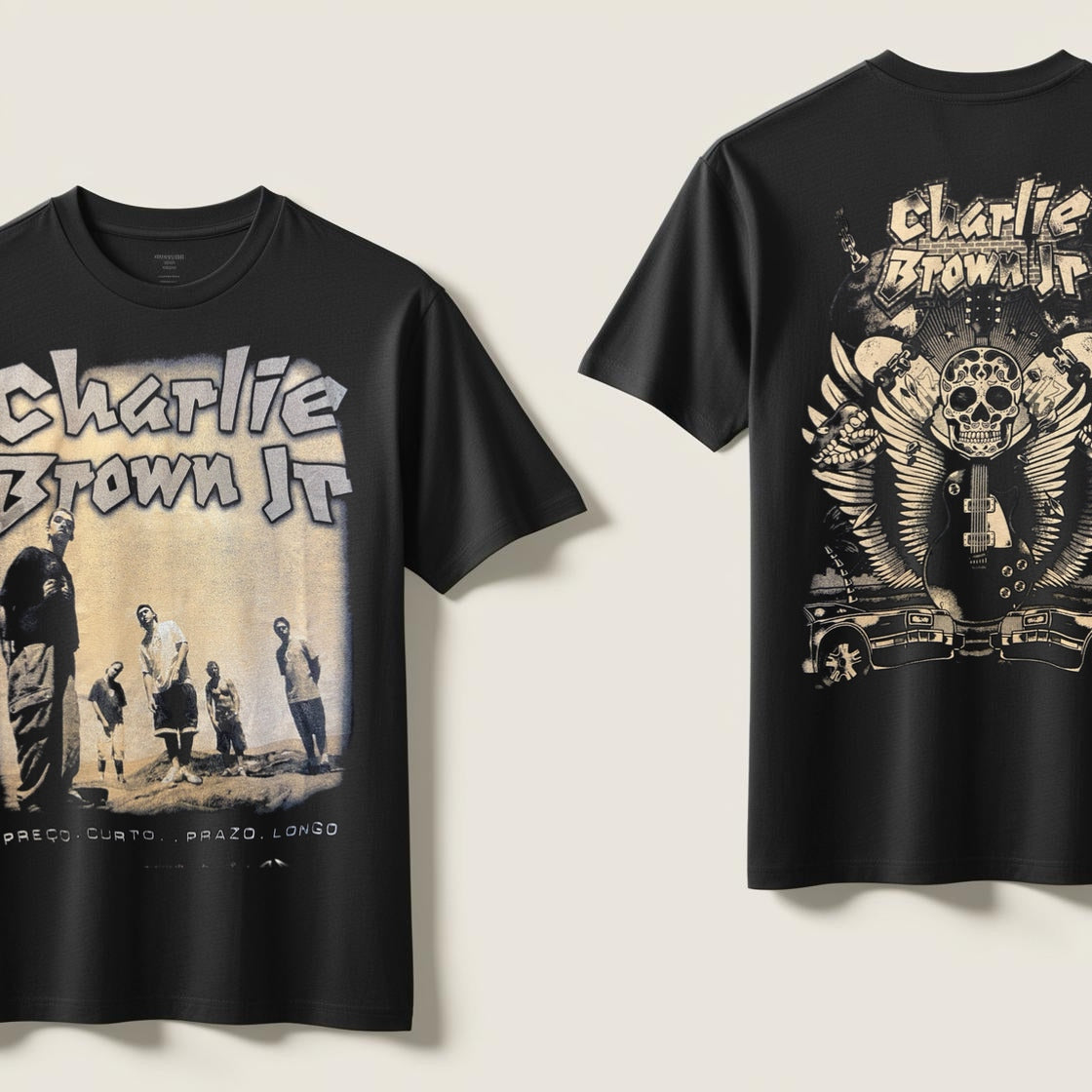 Camiseta Charlie Brown Jr Preço Curto Prazo Longo