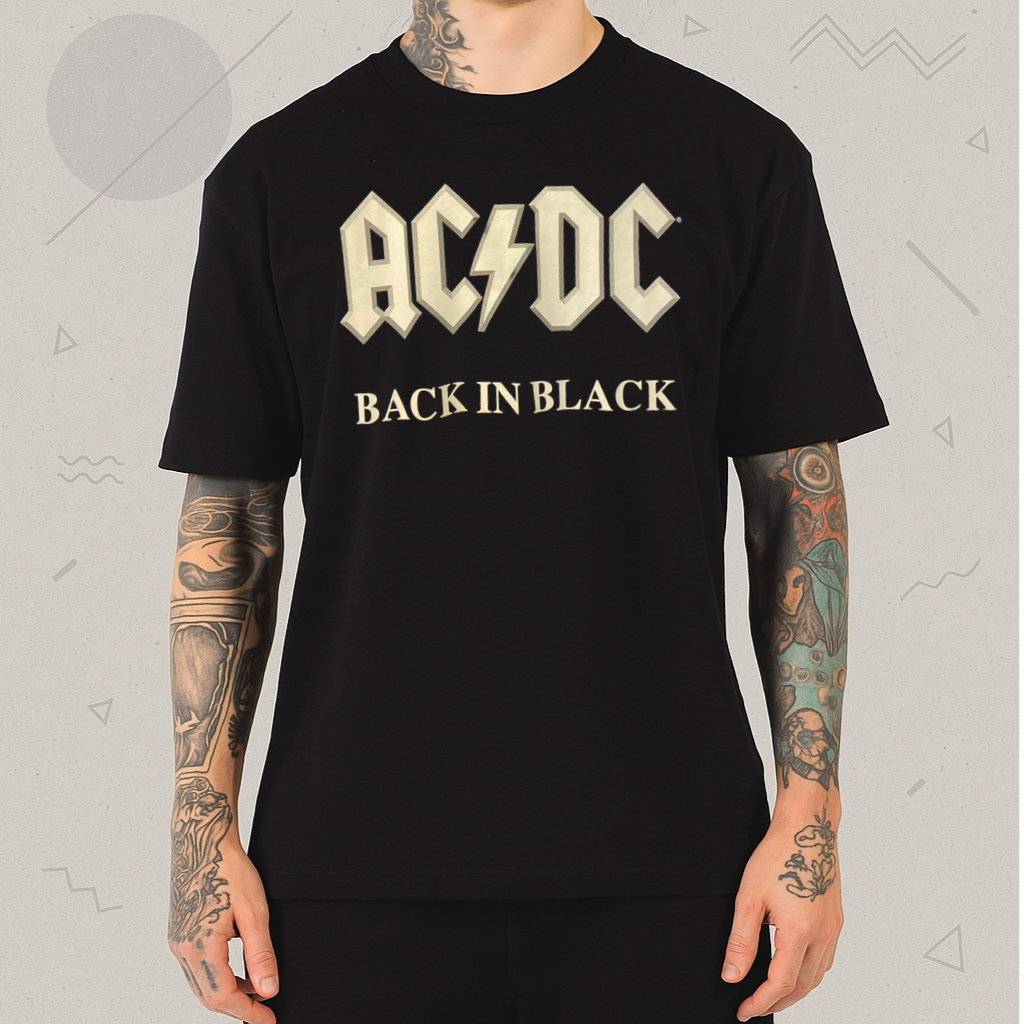 Camiseta ACDC Back in Black