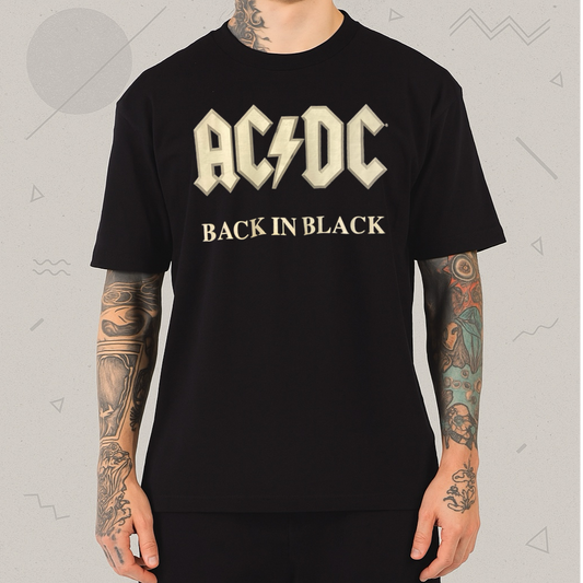 Camiseta ACDC Back in Black