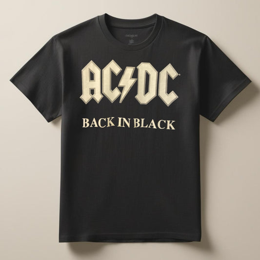 Camiseta ACDC Back in Black