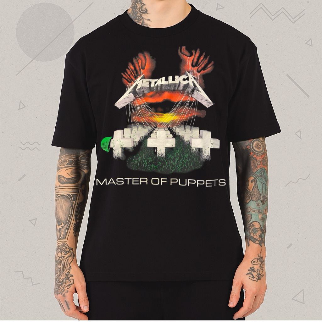 Camiseta Metallica Master of Puppets