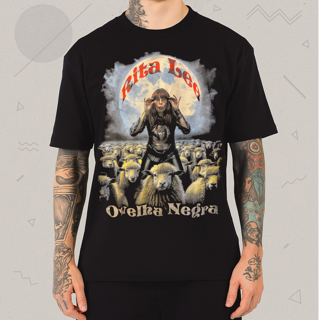Camiseta Rita Lee Ovelha Negra