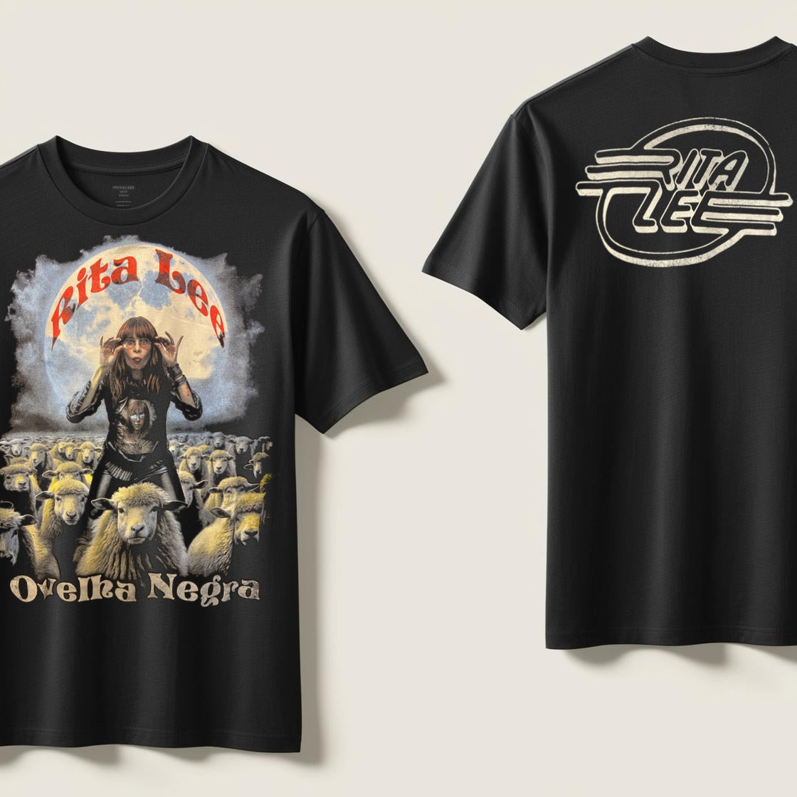 Camiseta Rita Lee Ovelha Negra