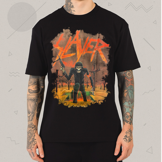 Camiseta Slayer Hail Zombie