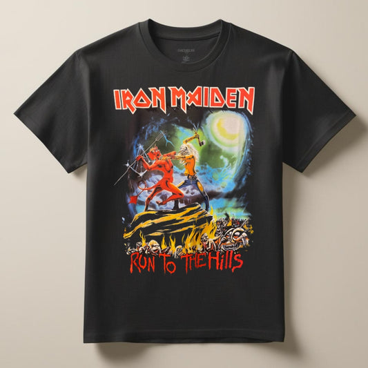 Camiseta Iron Maiden Run To The Hills