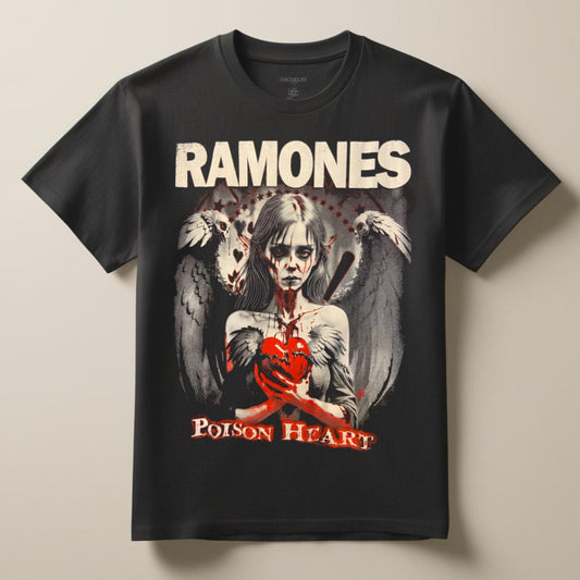 Camiseta Ramones Poison Heart