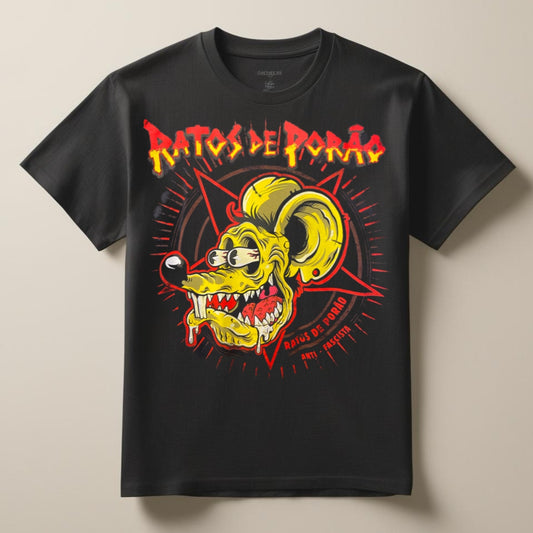 Camiseta Ratos de Porão Metal Punk