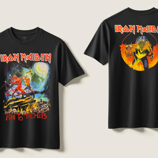 Camiseta Iron Maiden Run To The Hills