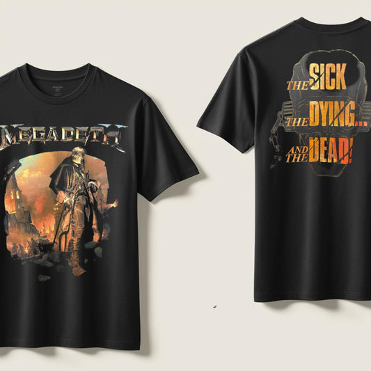 Camiseta Megadeth The Sick The Dying And the Dead