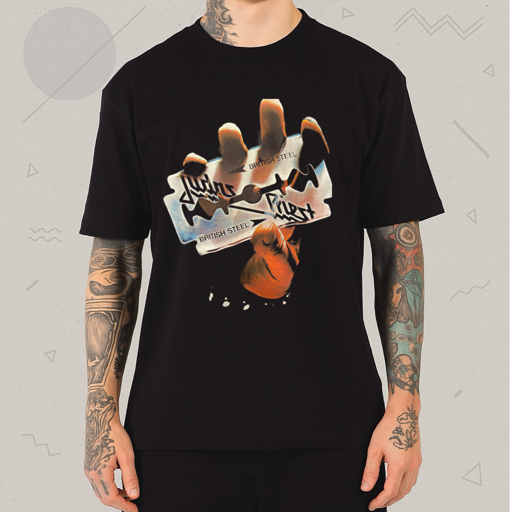 Camiseta Judas Priest British Steel