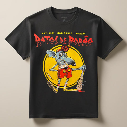 Camiseta Ratos de Porão Mickey