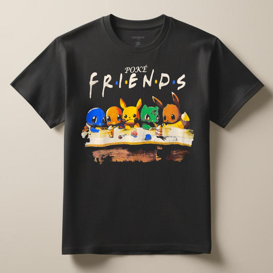 Camiseta Pokemon Friends