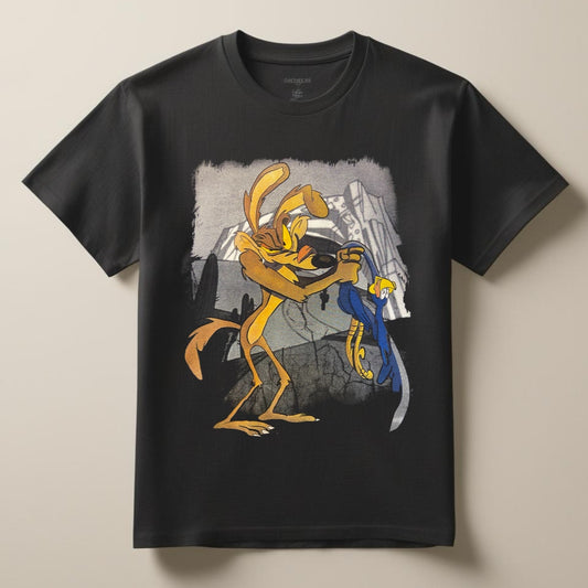 Camiseta Coyote e Papa-Léguas