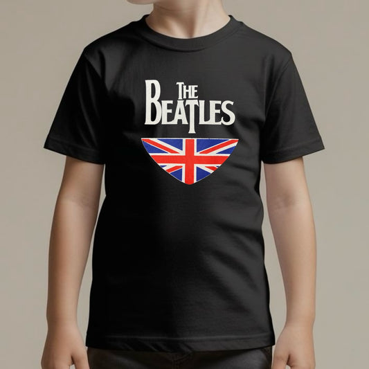 Camiseta Infantil Beatles Bandeira