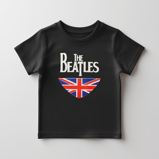 Camiseta Infantil Beatles Bandeira