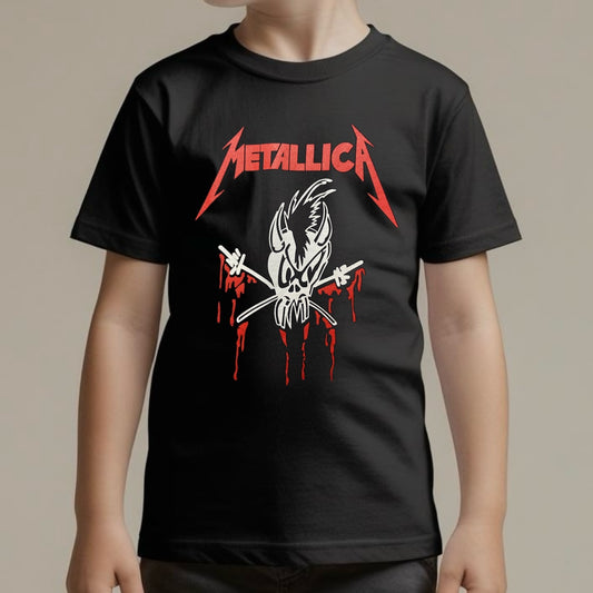 Camiseta Infantil Metallica