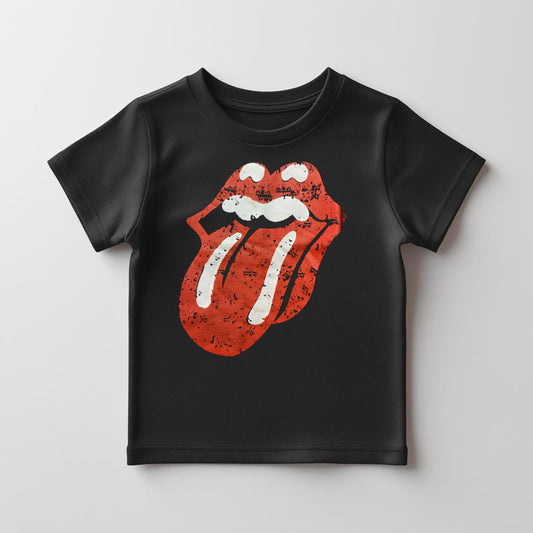 Camiseta Infantil Rolling Stones Envelhecido