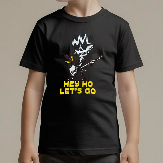 Camiseta Infantil Ramones Hey Ho