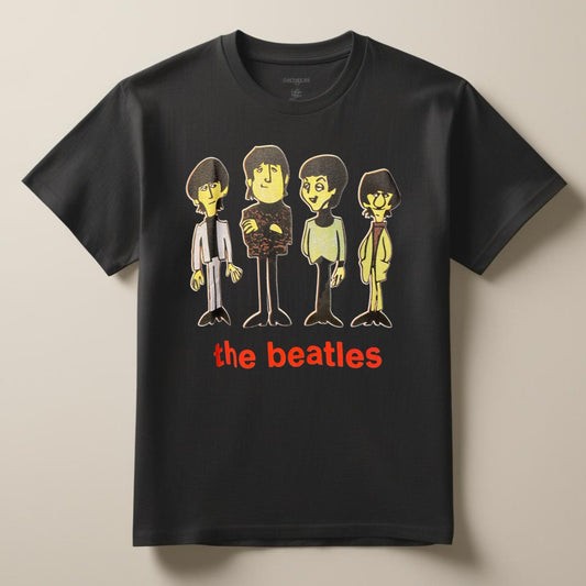 Camiseta Beatles Caricatura