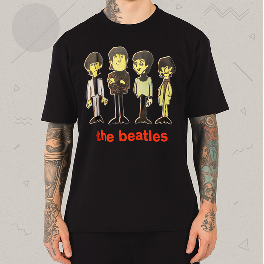 Camiseta Beatles Caricatura