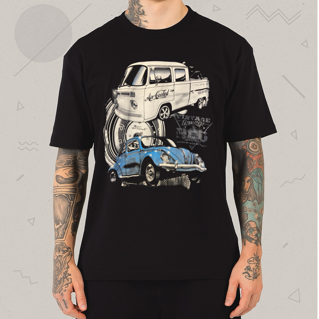 Camiseta Fusca e Kombi