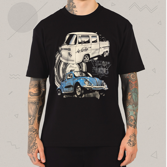Camiseta Fusca e Kombi