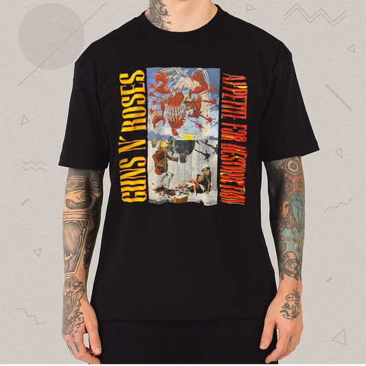 Camiseta Guns n Roses Appetite for Destruction