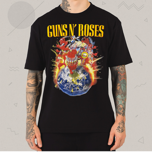 Camiseta Guns n Roses Tour 2025