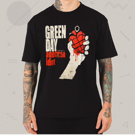 Camiseta Green Day American Idiot
