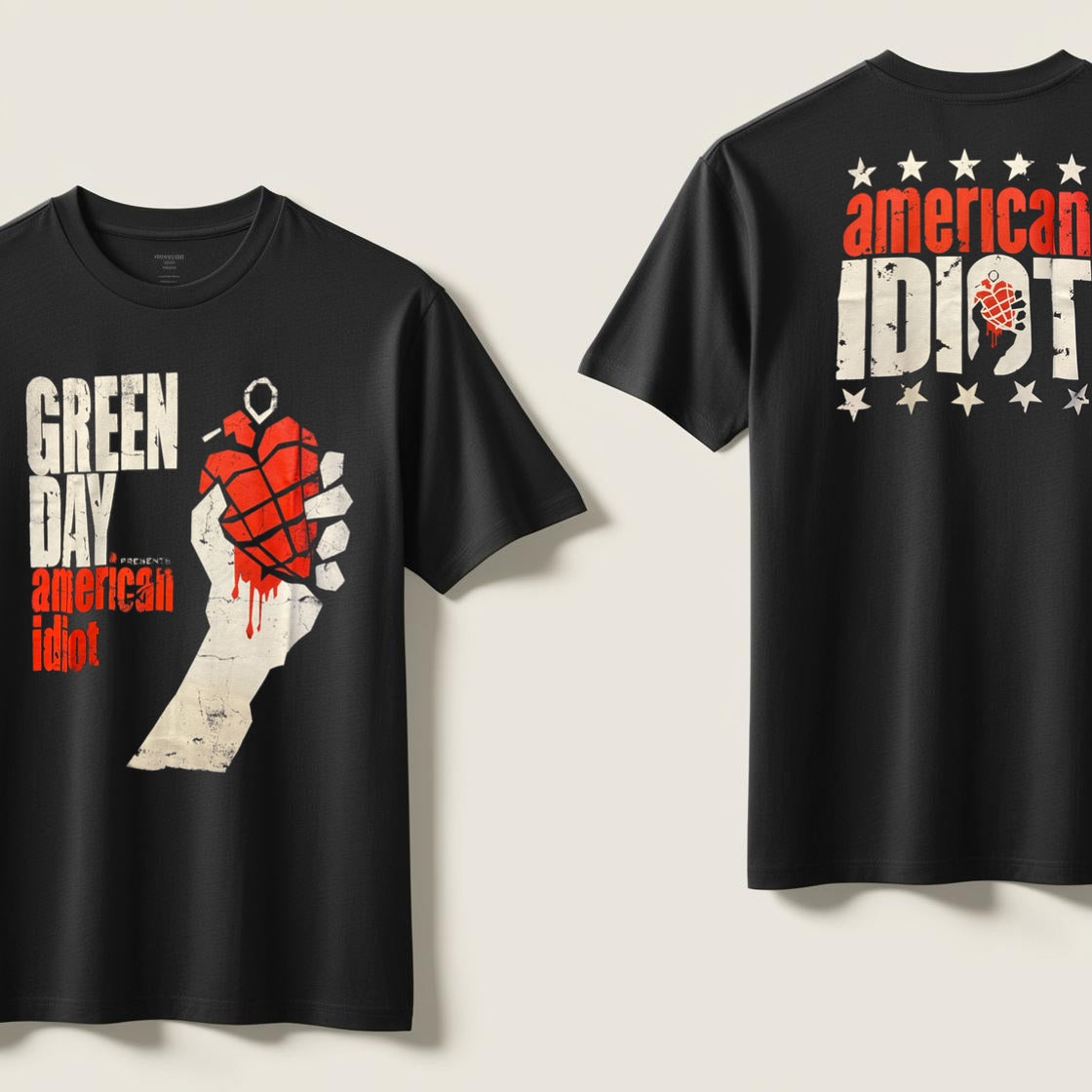 Camiseta Green Day American Idiot