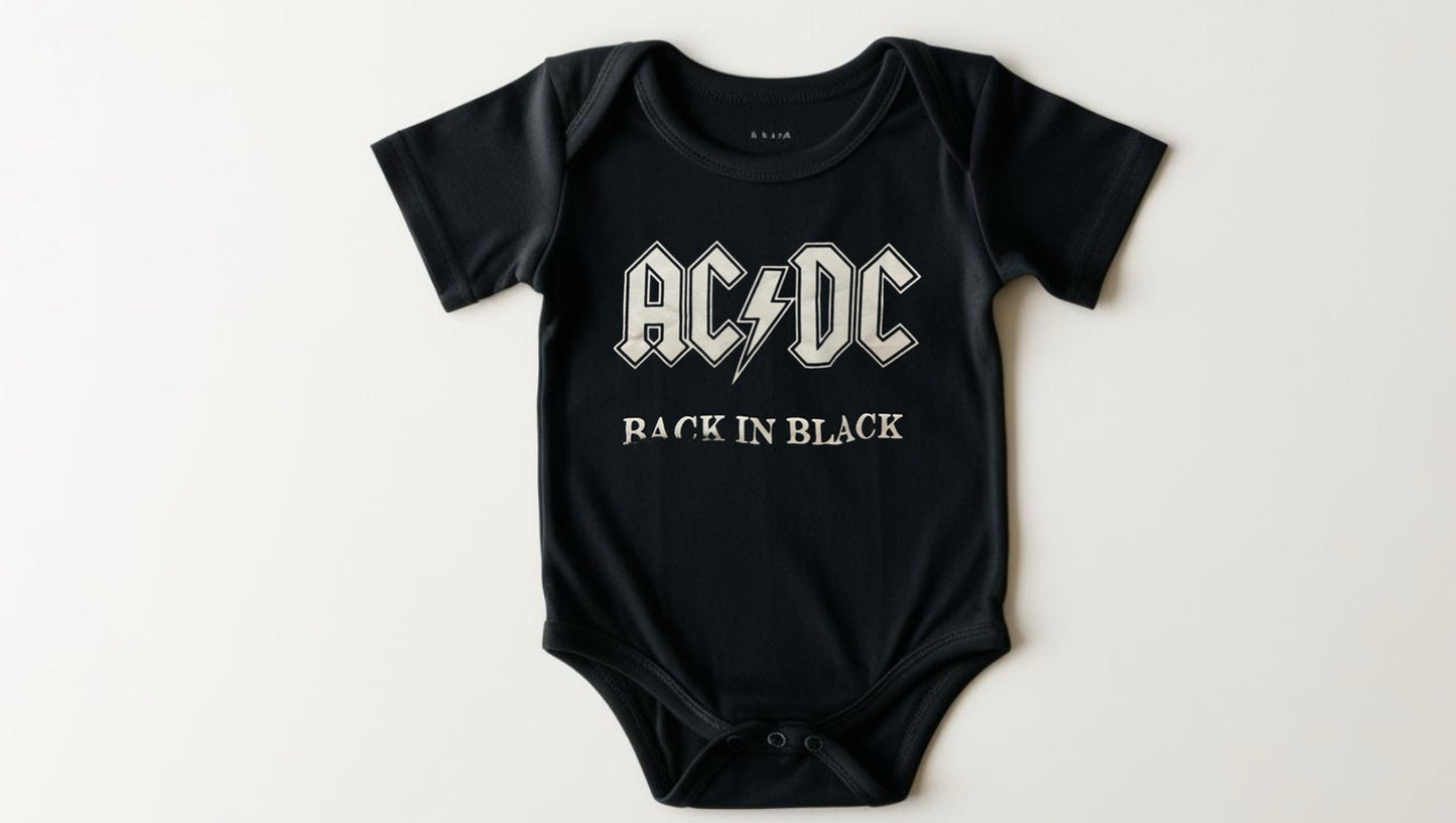 Body AC/DC Back in Black Manga Curta