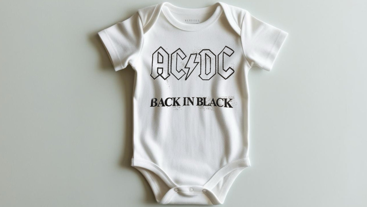 Body AC/DC Back in Black Manga Curta