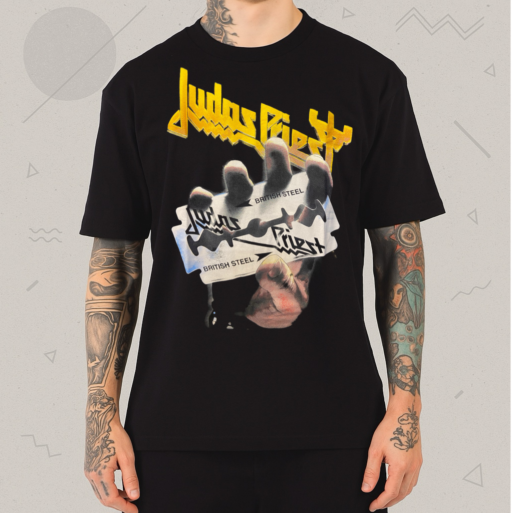 Camiseta Judas Priest British Steel