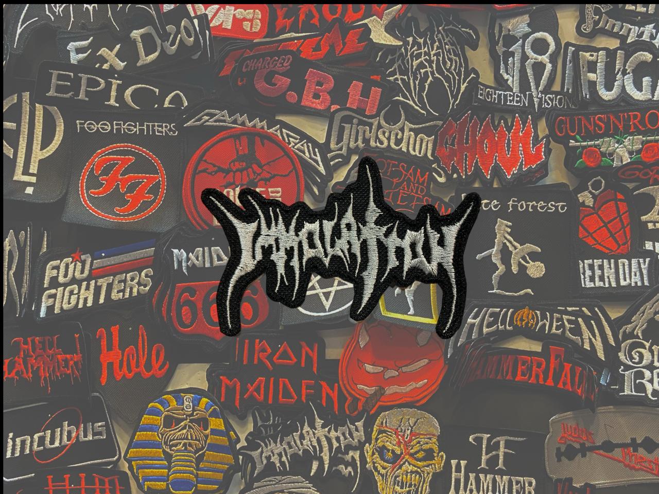 Bordado Termocolante Death Metal