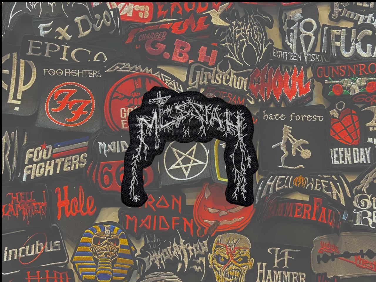 Bordado Termocolante Death Metal