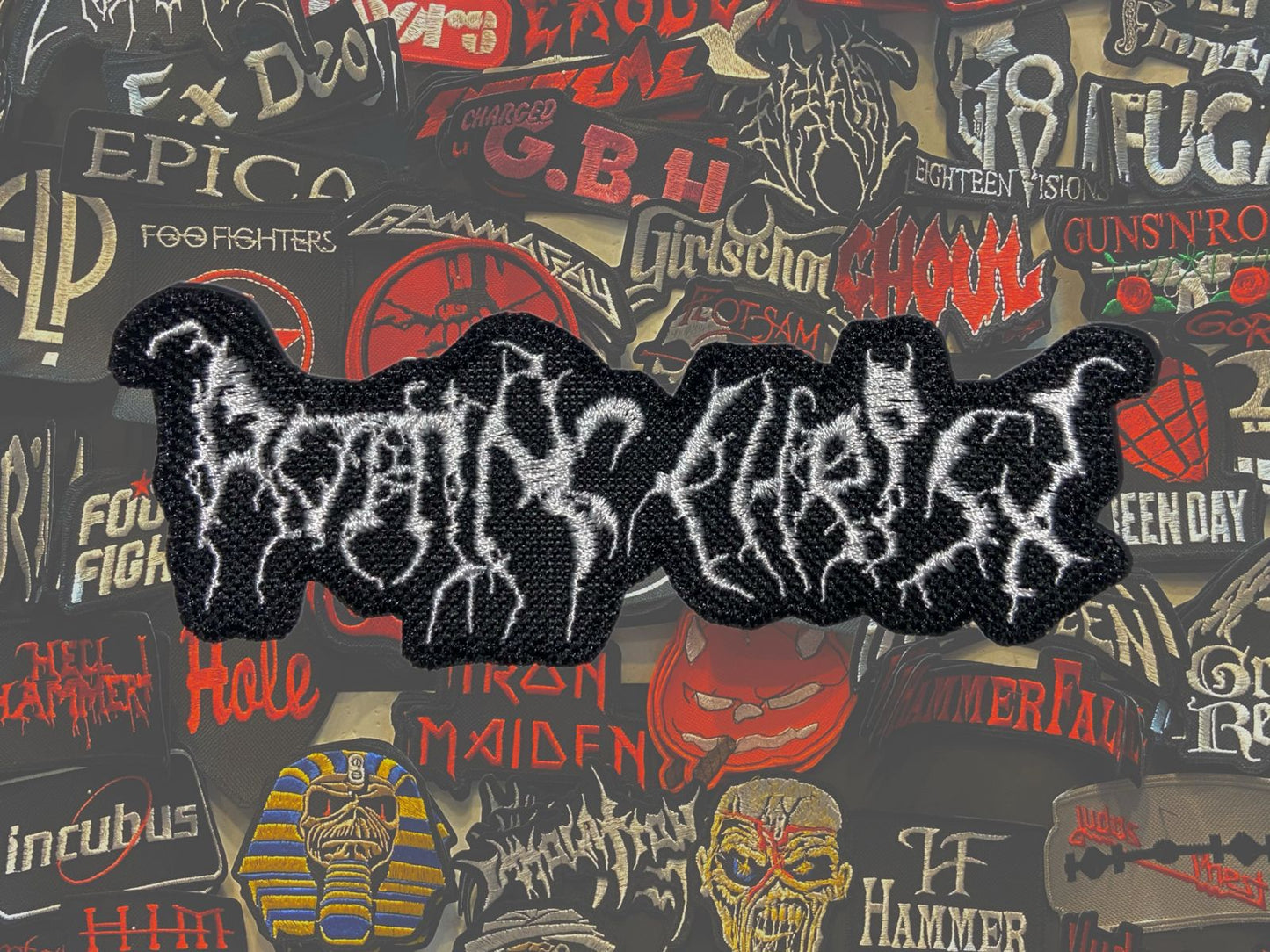 Bordado Termocolante Black Metal