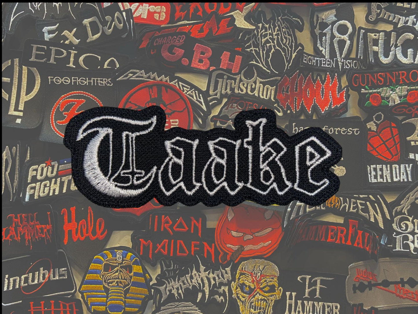 Bordado Termocolante Black Metal
