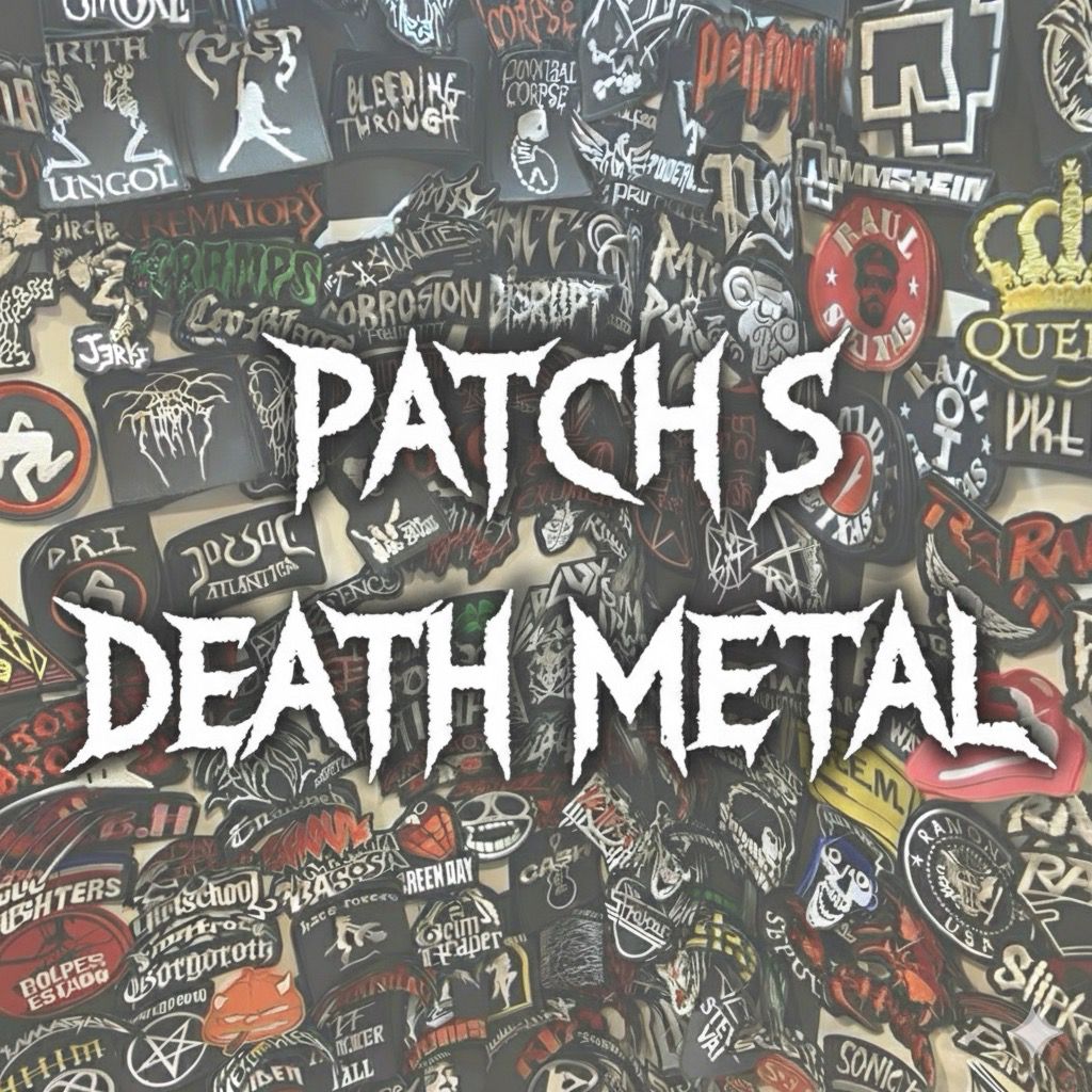 Bordado Termocolante Death Metal